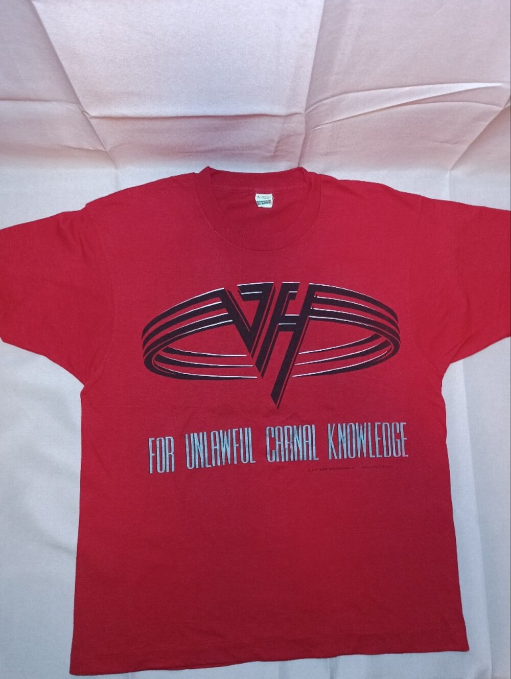 Vintage Van Halen 1991 For Unlawful Carnal Knowledge Tour T-Shirt